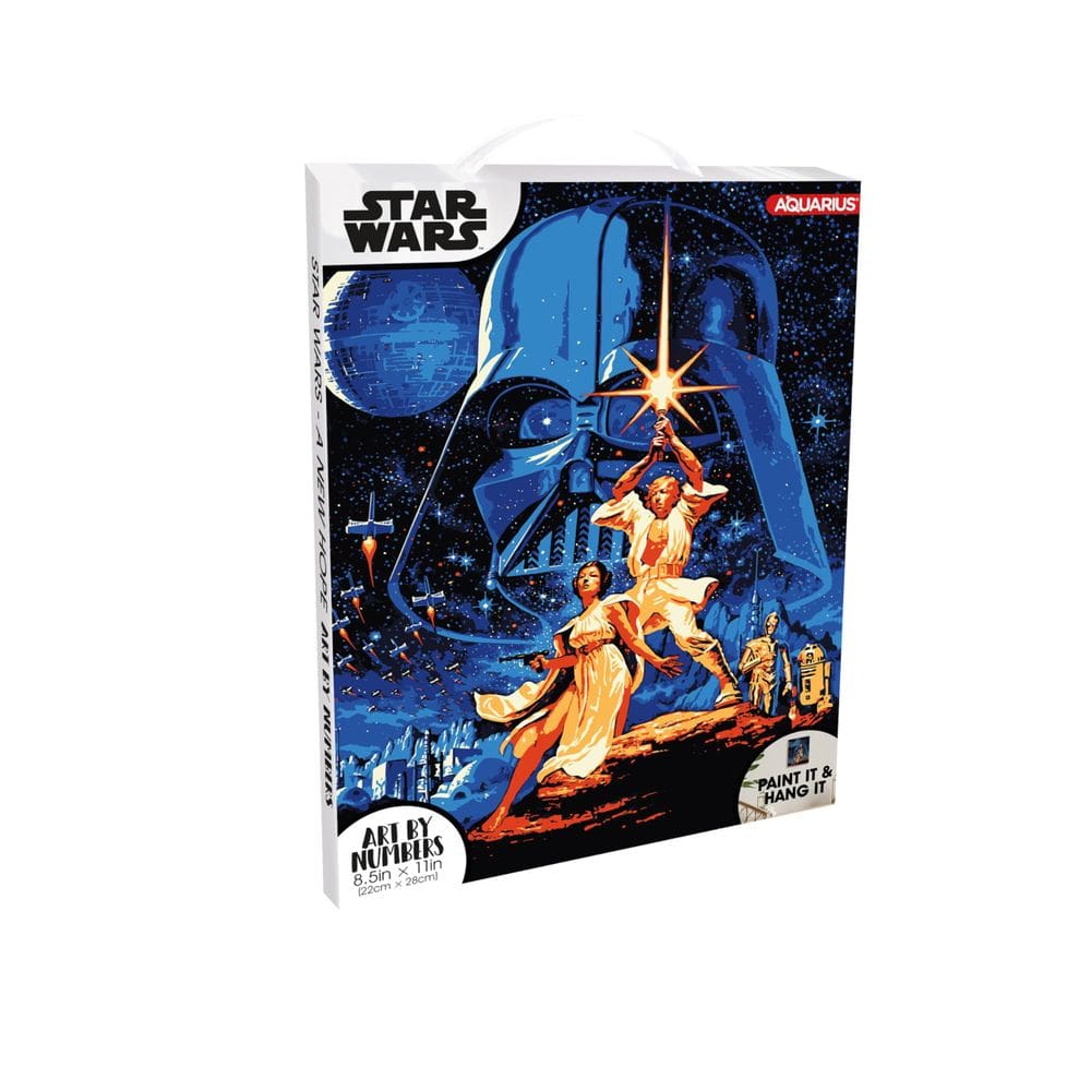 Kit Paint by Number AQUARIUS Star Wars A New Hope Art
