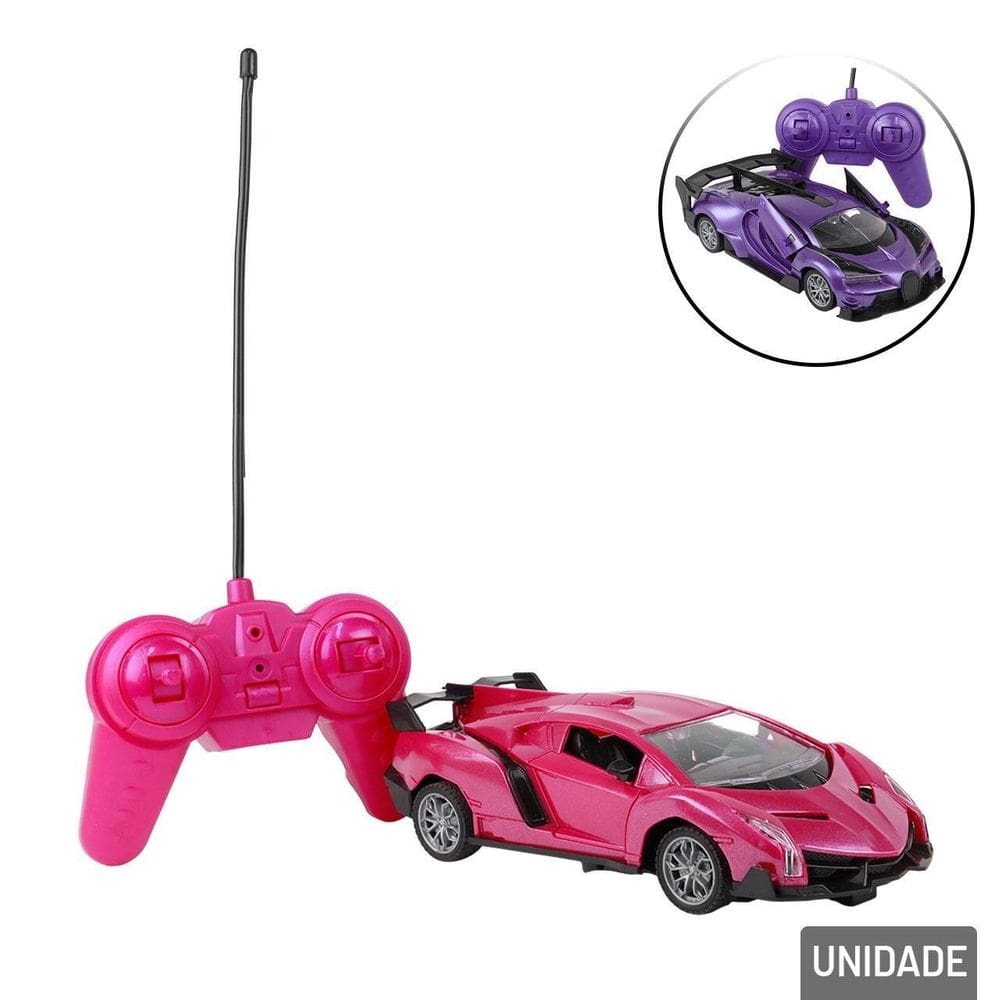 Carrinho Controle Remoto com LUZ Abre Fecha Porta