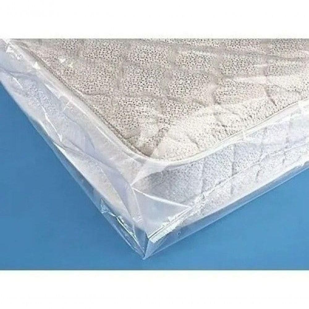 5 Capa De Colchão Saco Plástico Para Embalar Colchão Solteiro Embalagem De Proteção 90x250x0,14 Canelado