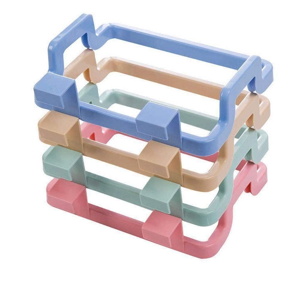 Lixeira De Porta Pia Armario Lixo Acoplado Suporte De Saco Sacola Pano De Prato Multiuso Cozinha Banheiro Cor:verde