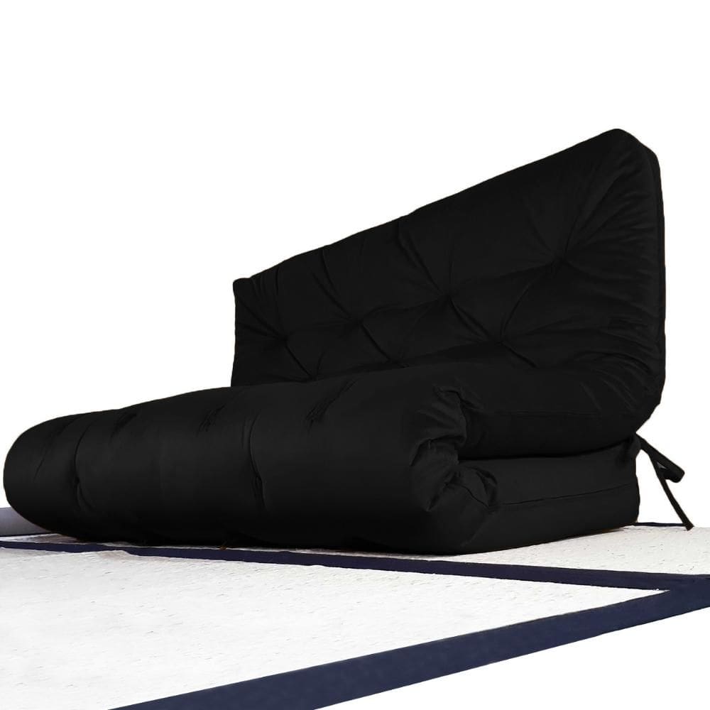 Futon Casal D28 Preto