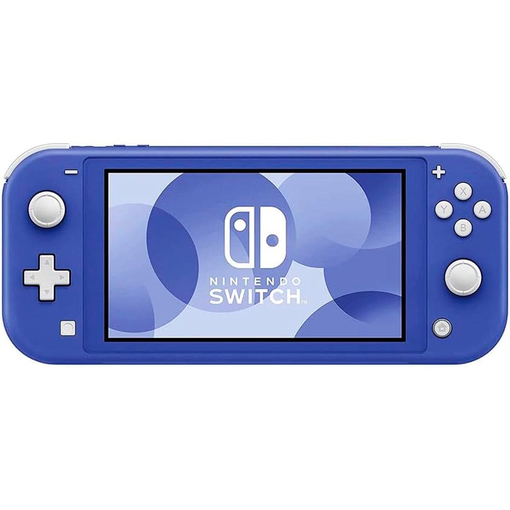 Nintendo Switch Lite 256GB + Case + Estojo + 31 Jogos - Azul