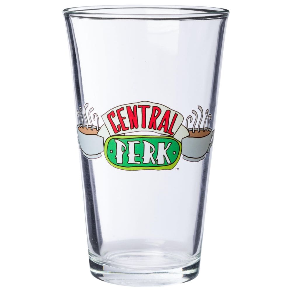 Copo de cerveja Silver Buffalo Friends Central Perk Logo 473 ml