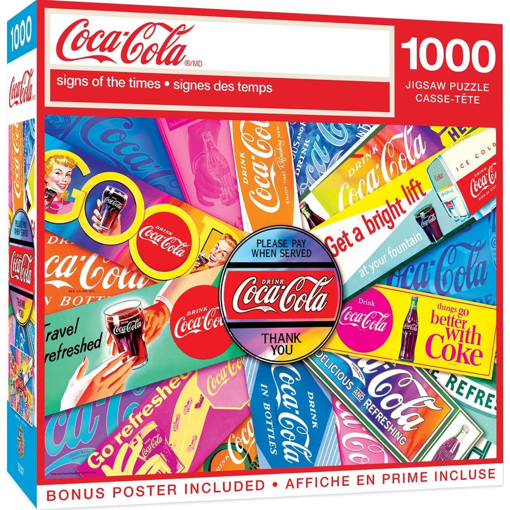 Obras-primas do quebra-cabeça: sinais dos tempos da Coca-Cola