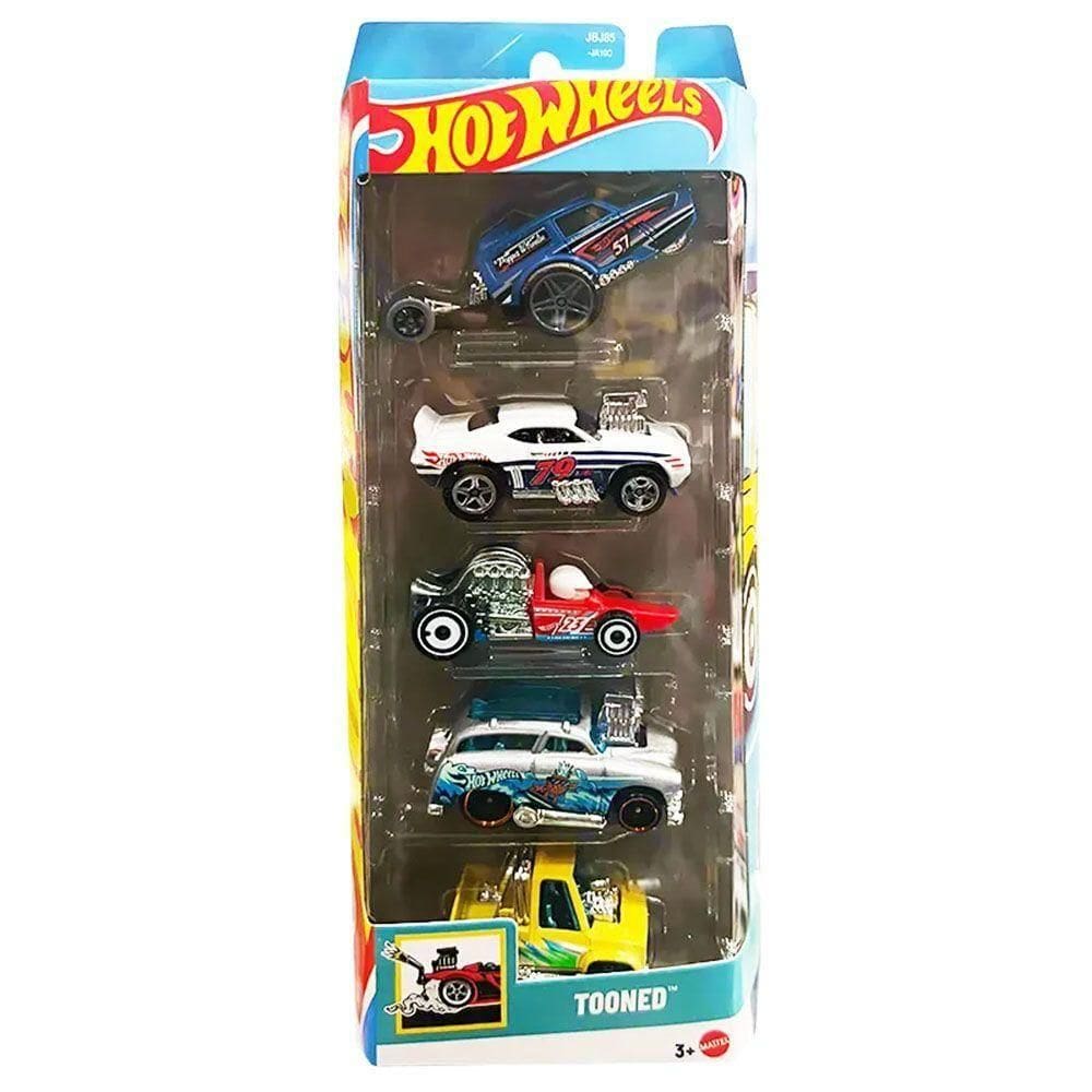 Hot Wheels Pacote com 5 Carros Tooned - Mattel