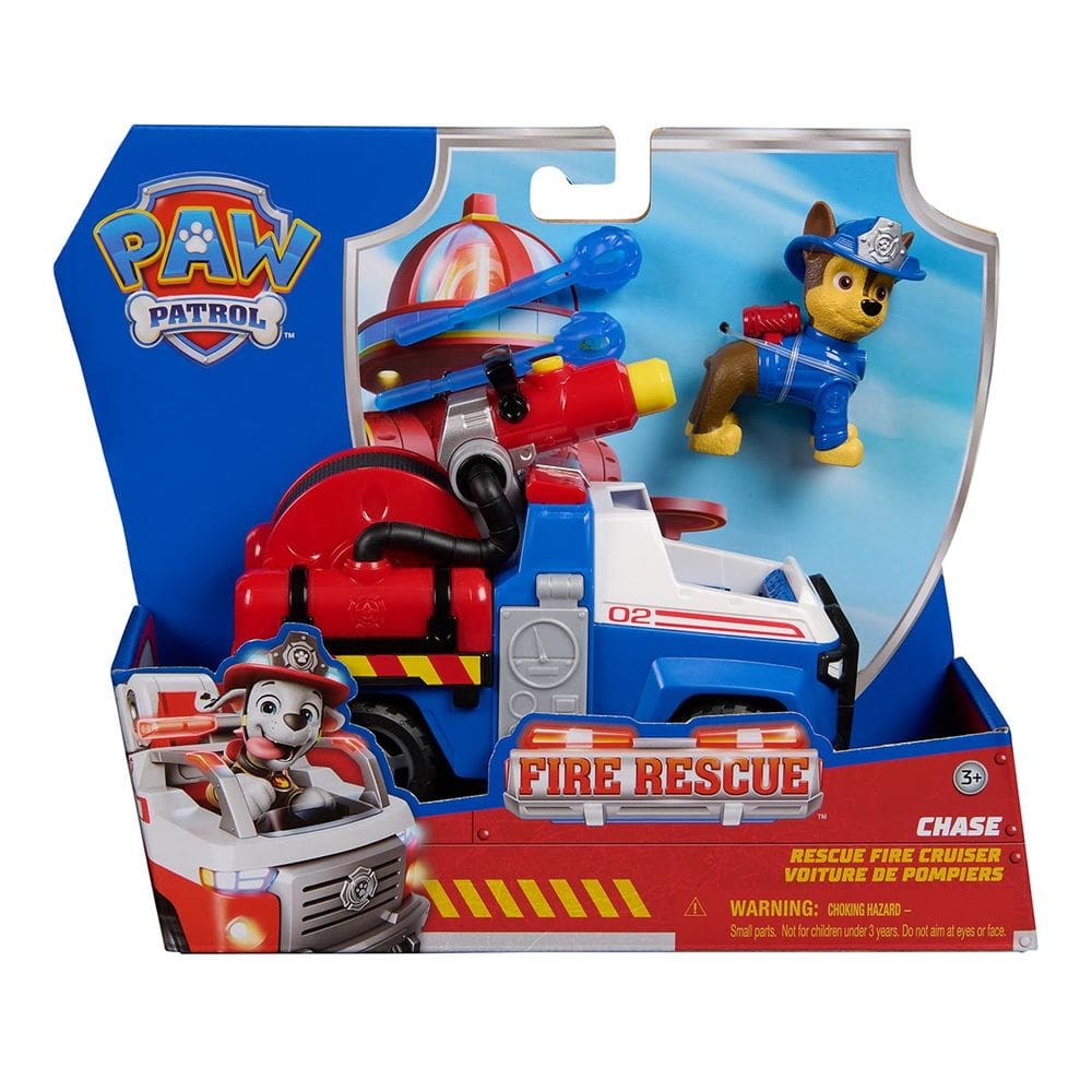 Patrulha Canina - Veiculo Grande + Boneco Chase Fire Rescue
