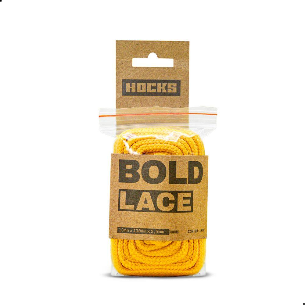 Cadarço Hocks Bold Fat Lace Sóis | Amarelo