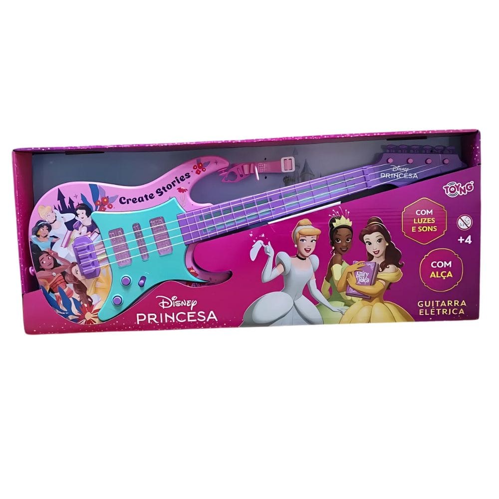 Guitarra Musical Infantil Disney Princesas