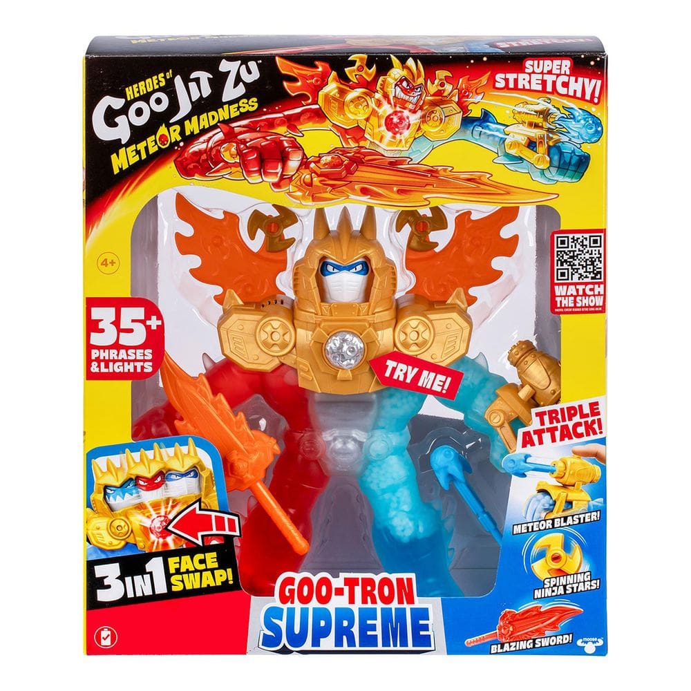 Goo Jit Zu - Boneco Herois Meteor Madness Gootron