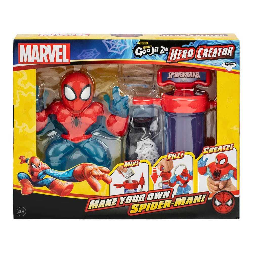 Goo Jit Zu - Boneco Spider Man Hero Creator