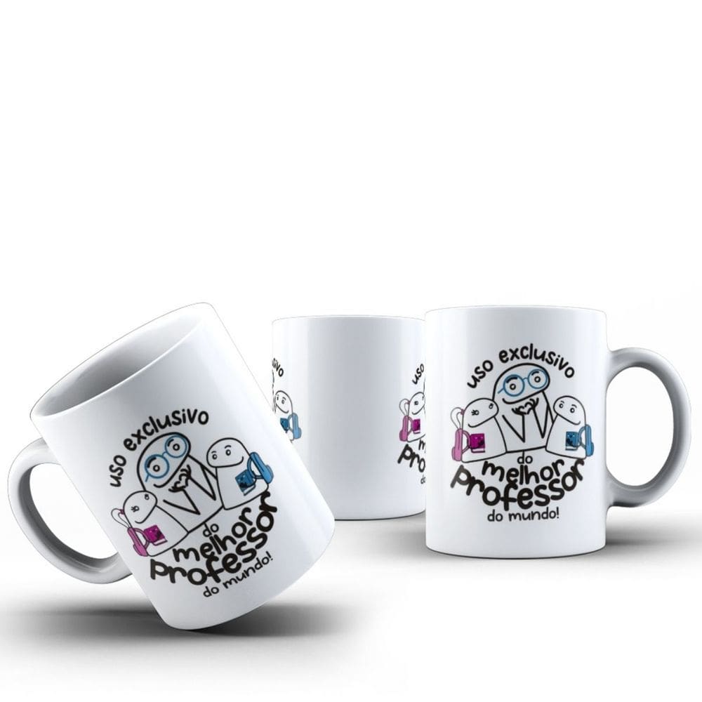 Caneca Dia Dos Professores Café O Melhor Professor do Mundo