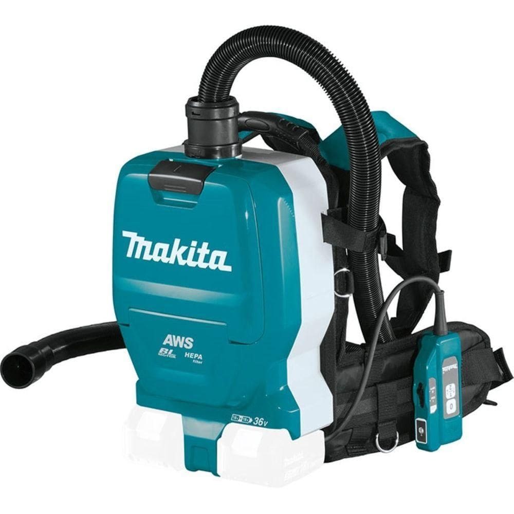 Aspirador De Pó Costal 1,5l Sem Fio 36v Dvc265zx Makita