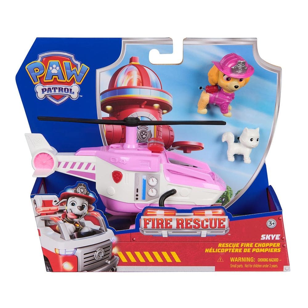 Patrulha Canina - Helicóptero + Boneca da Skye (Fire Rescue)