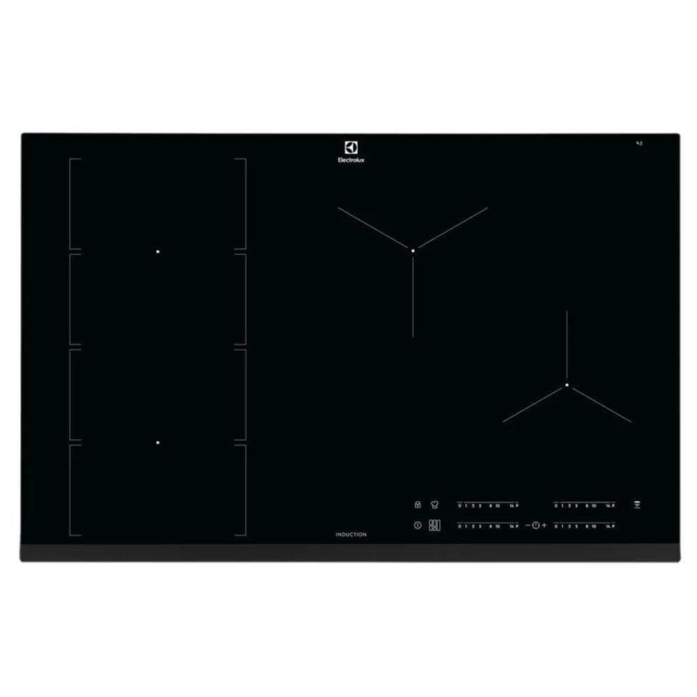 Cooktop 4 Bocas De Indução Electrolux Expert Com Flexi Cook E Timer IE8FB 220V