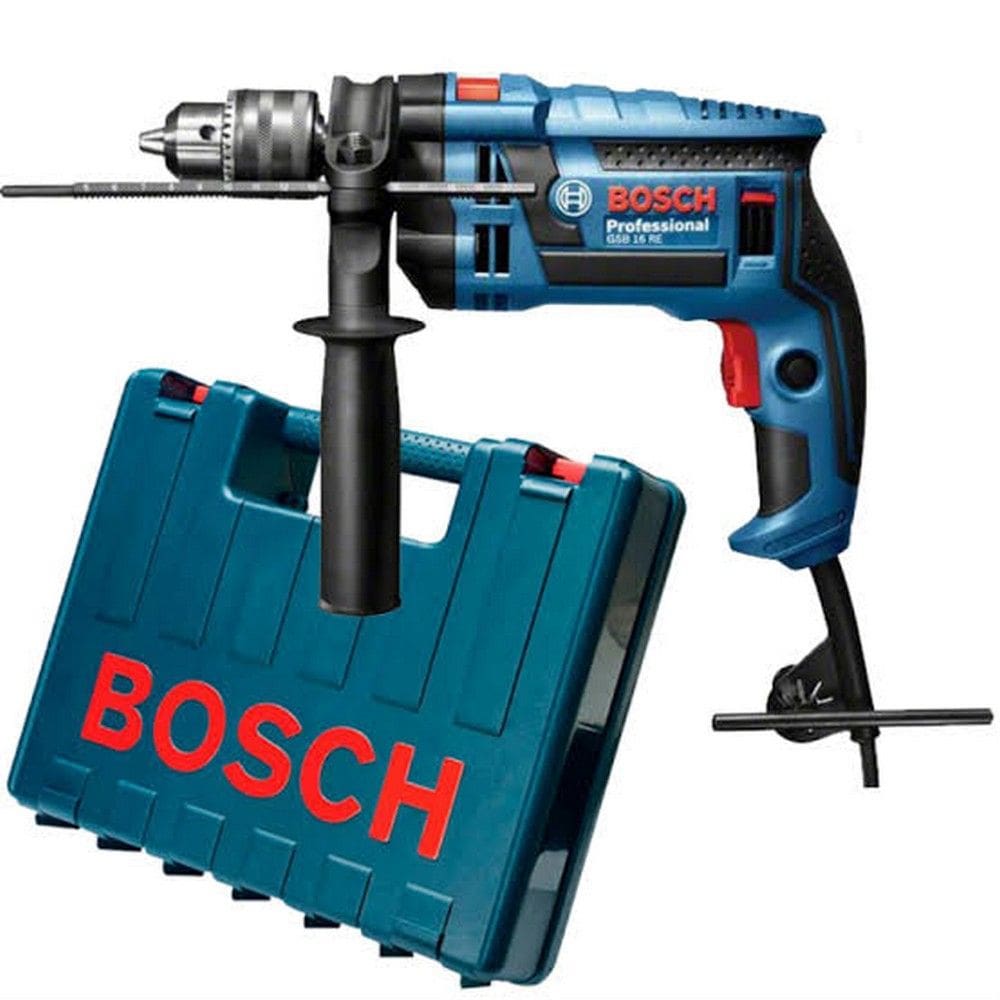FURADEIRA 1/2” 0750W 0-3250RPM COM IMPACTO BOSCH GSB 16RE
