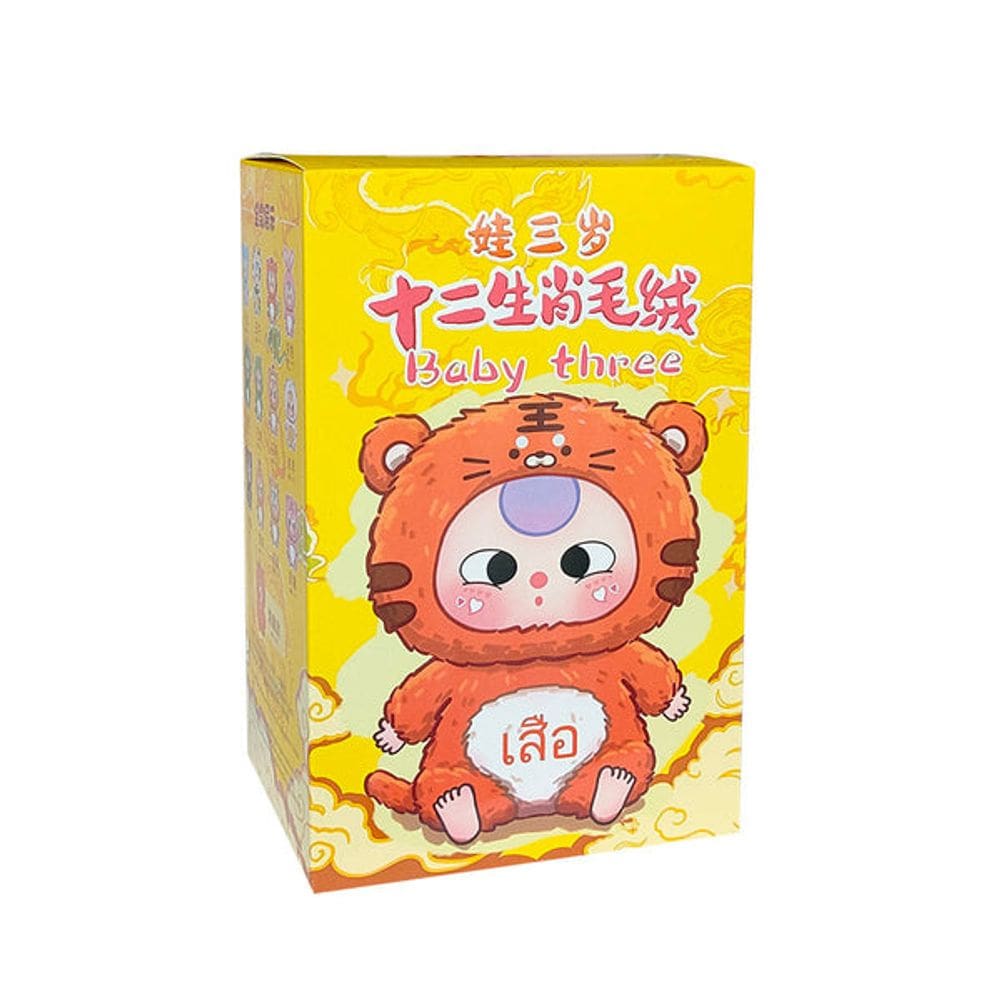 Baby Three Chinese Zodiac Series Pelúcia Blind Box Colecionável 25 Cm - 1 Unidade