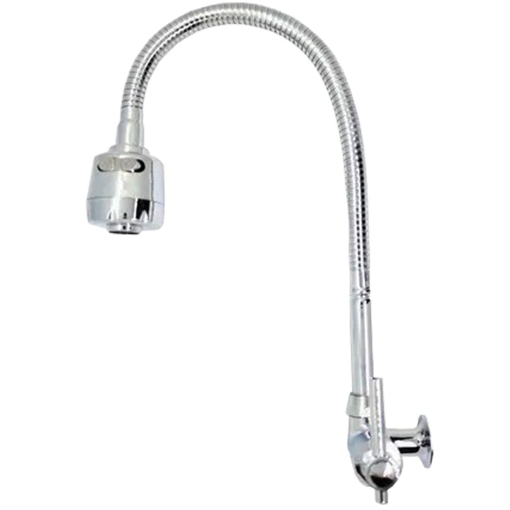 Torneira de Cozinha,Pia Cromado Metal Parede FC-12