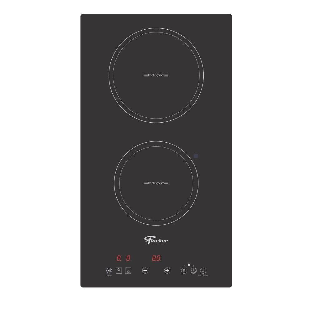 Cooktop De Indução Fischer 2 Bocas Vitrocerâmico Preto 220V