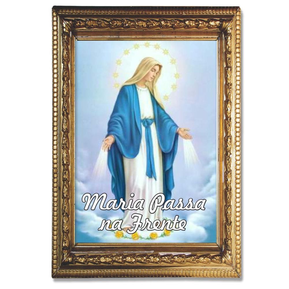 Santinho Maria Passa Na Frente 100 un. c/ oração verso