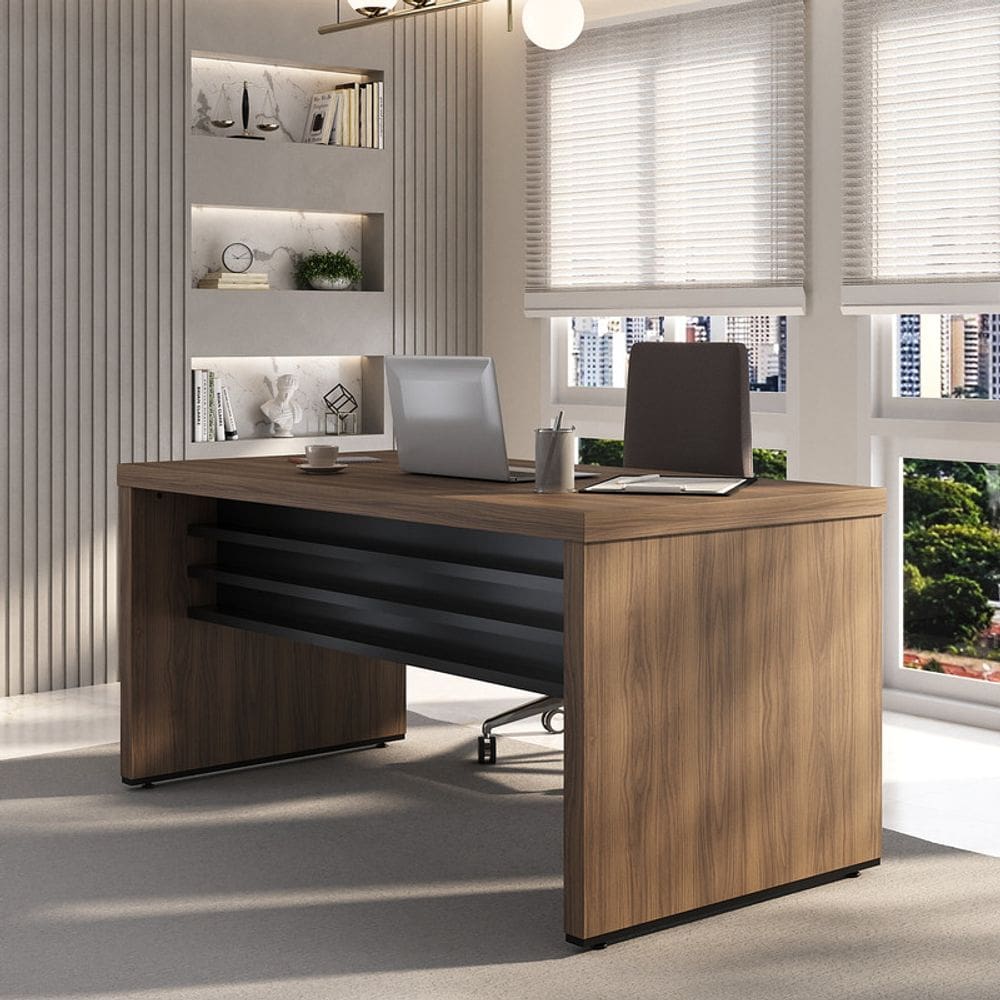 Mesa Tamburato 1400 - Nogal/Preto 6363