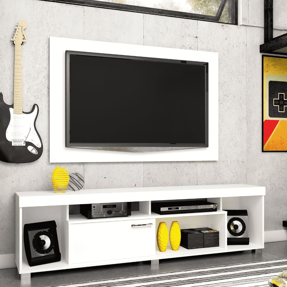 Rack com Painel Para TV  65 ” Tomaz Sala de Estar