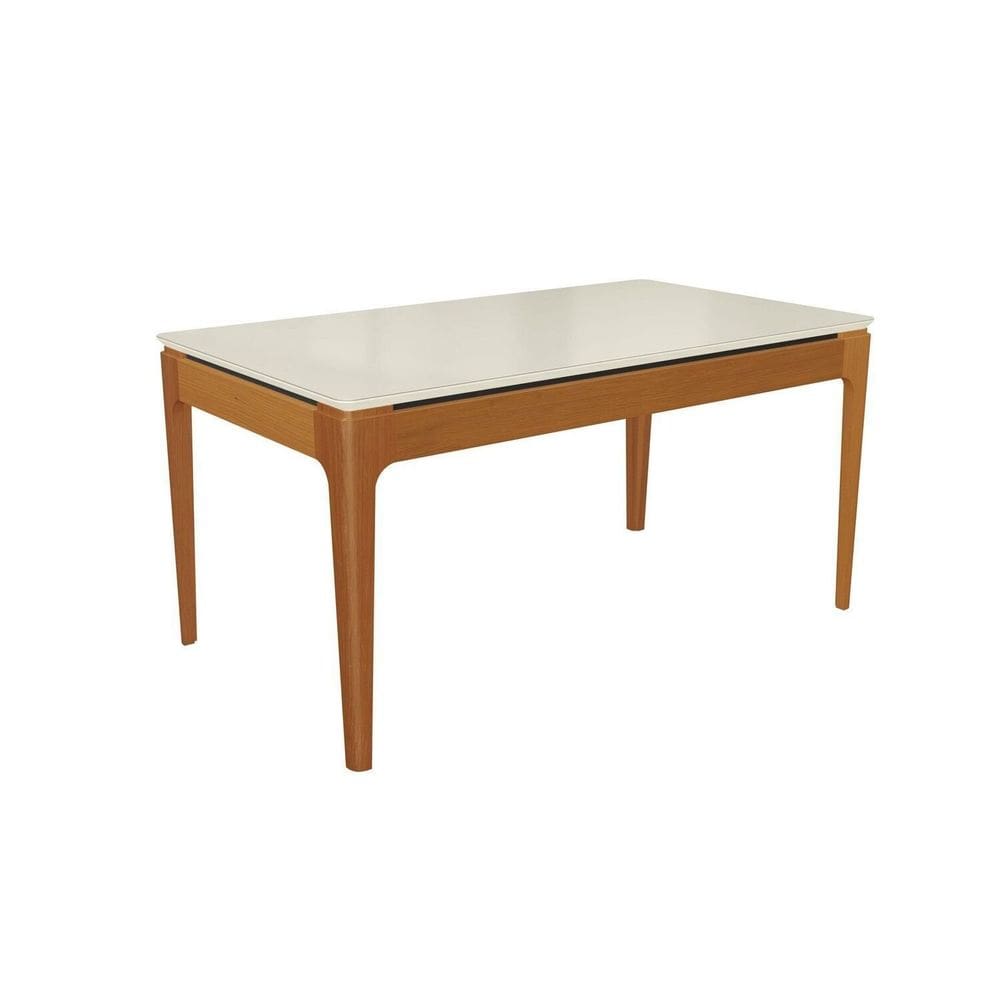 Mesa Mira para Sala de Jantar Premium Off White