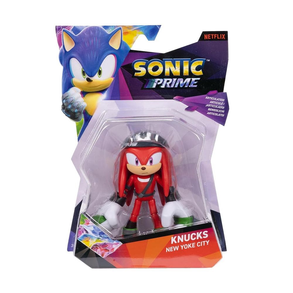 Boneco Articulado Knucks New Yoke City De 12Cm - SonicPrime