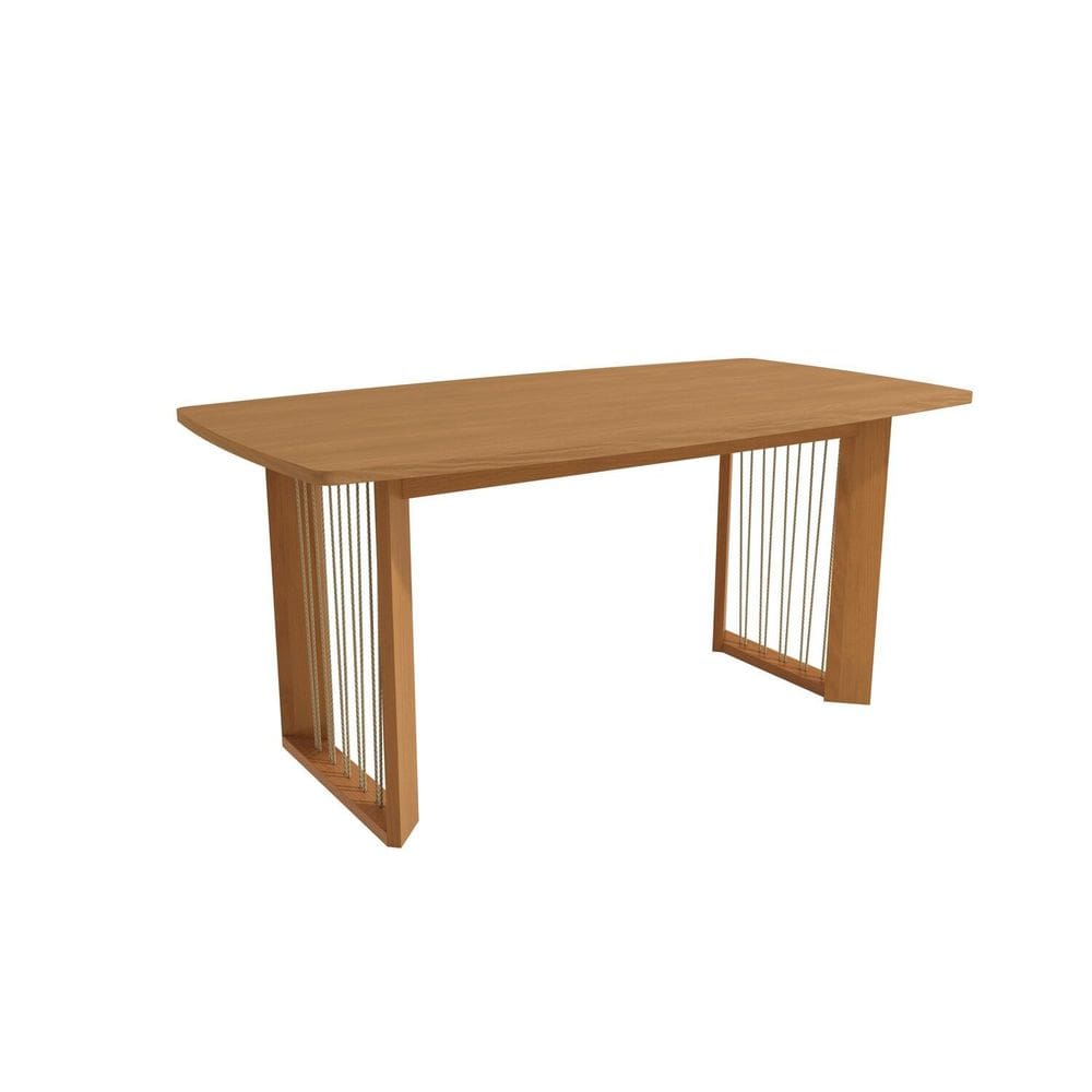 Mesa Eva para Sala de Jantar Premium Canela