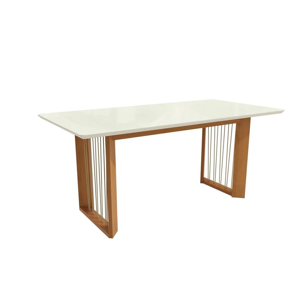 Mesa Eva para Sala de Jantar Premium Off White