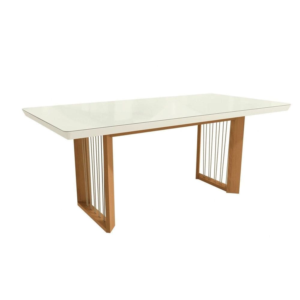 Mesa Eva para Sala de Jantar Premium Off White