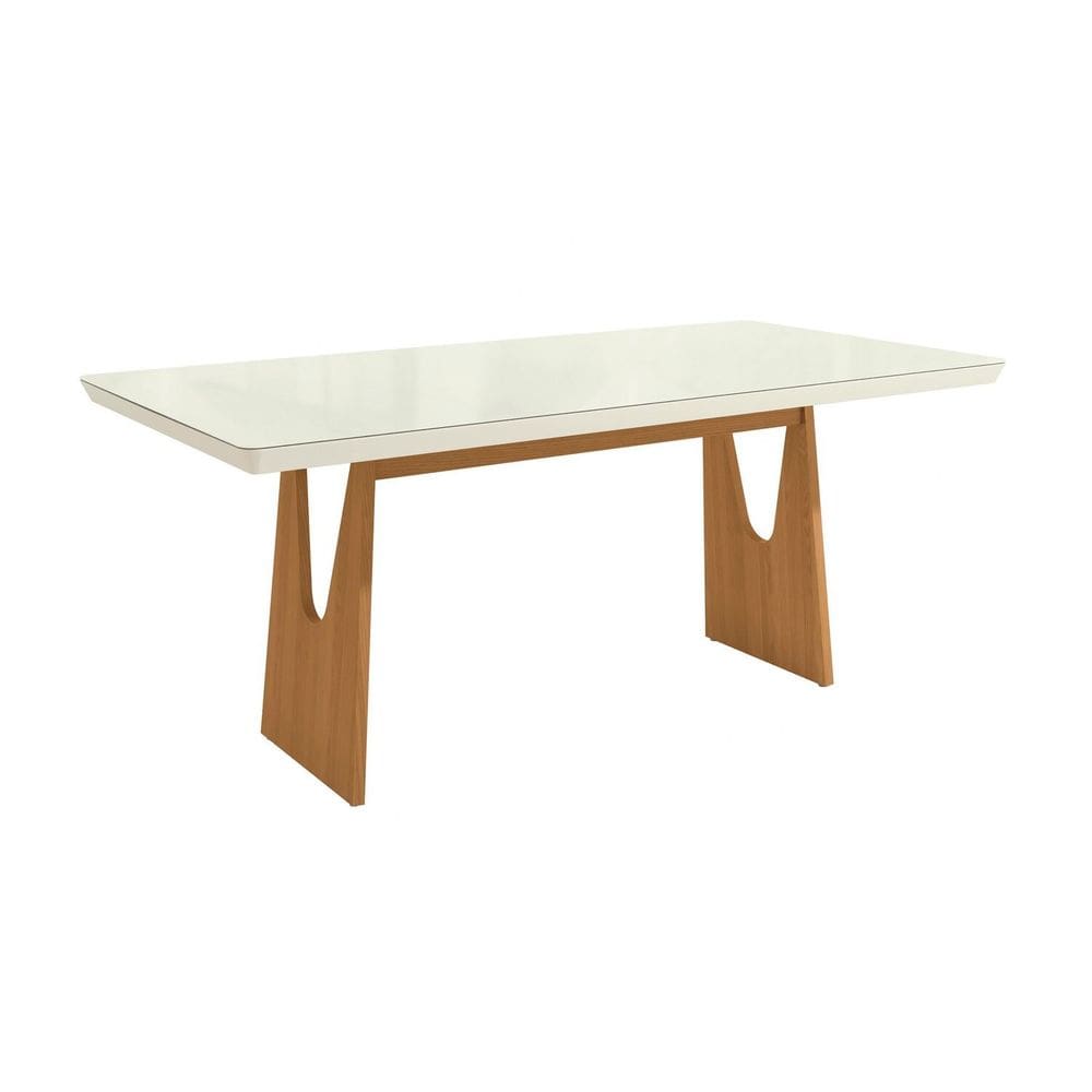 Mesa Mila para Sala de Jantar Premium Off White