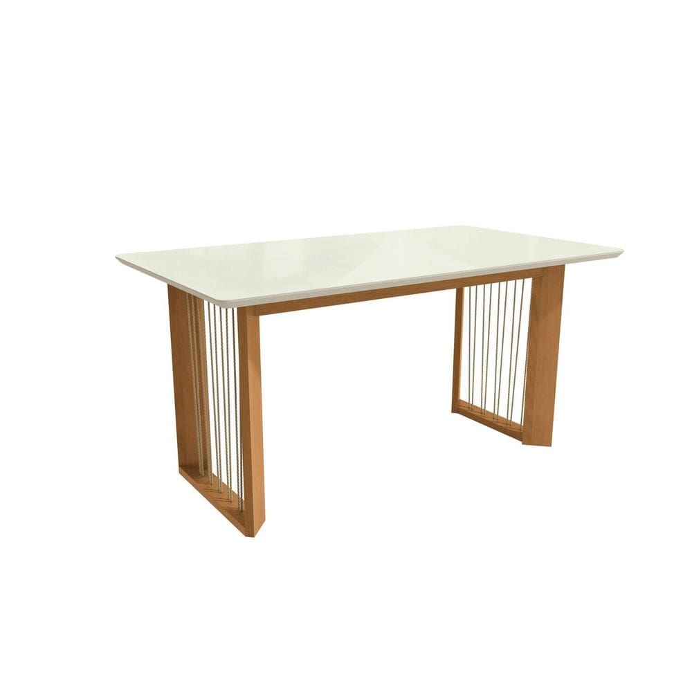 Mesa Eva para Sala de Jantar Premium Off White