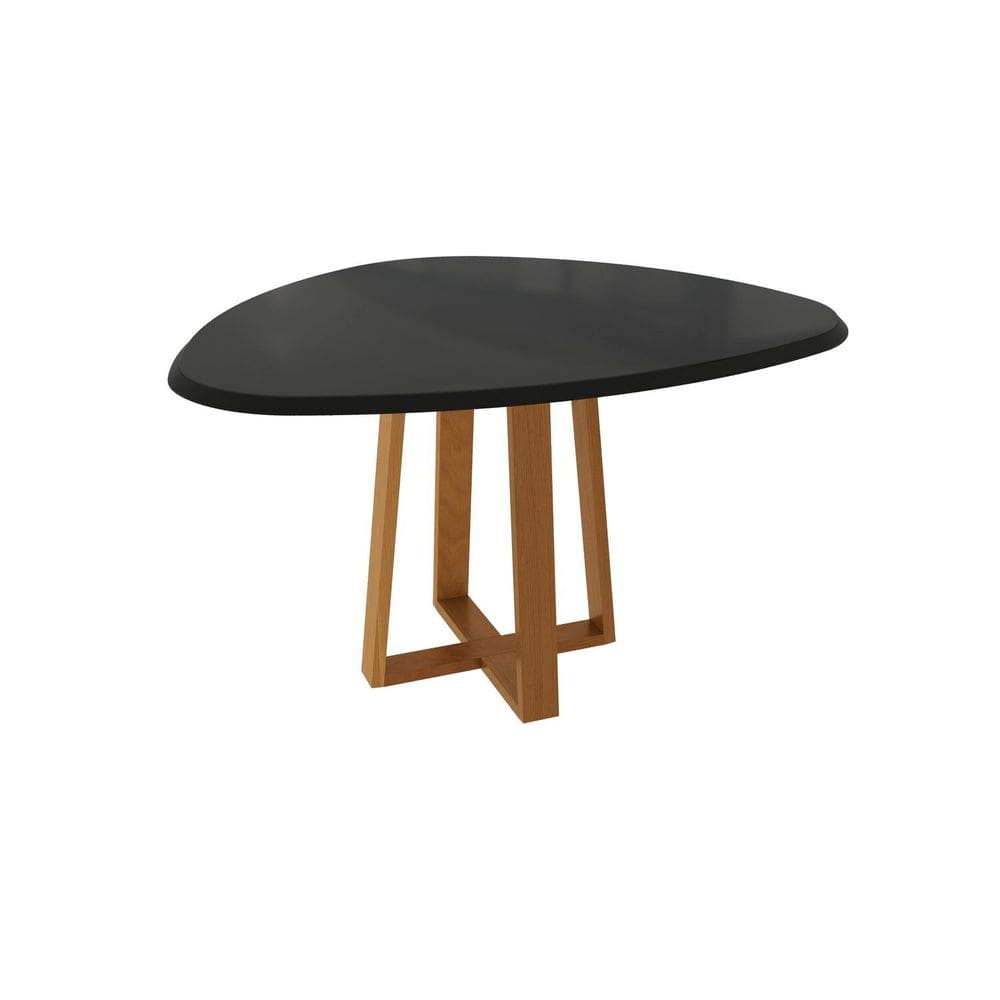Mesa Mira para Sala de Jantar Premium Preto Fosco