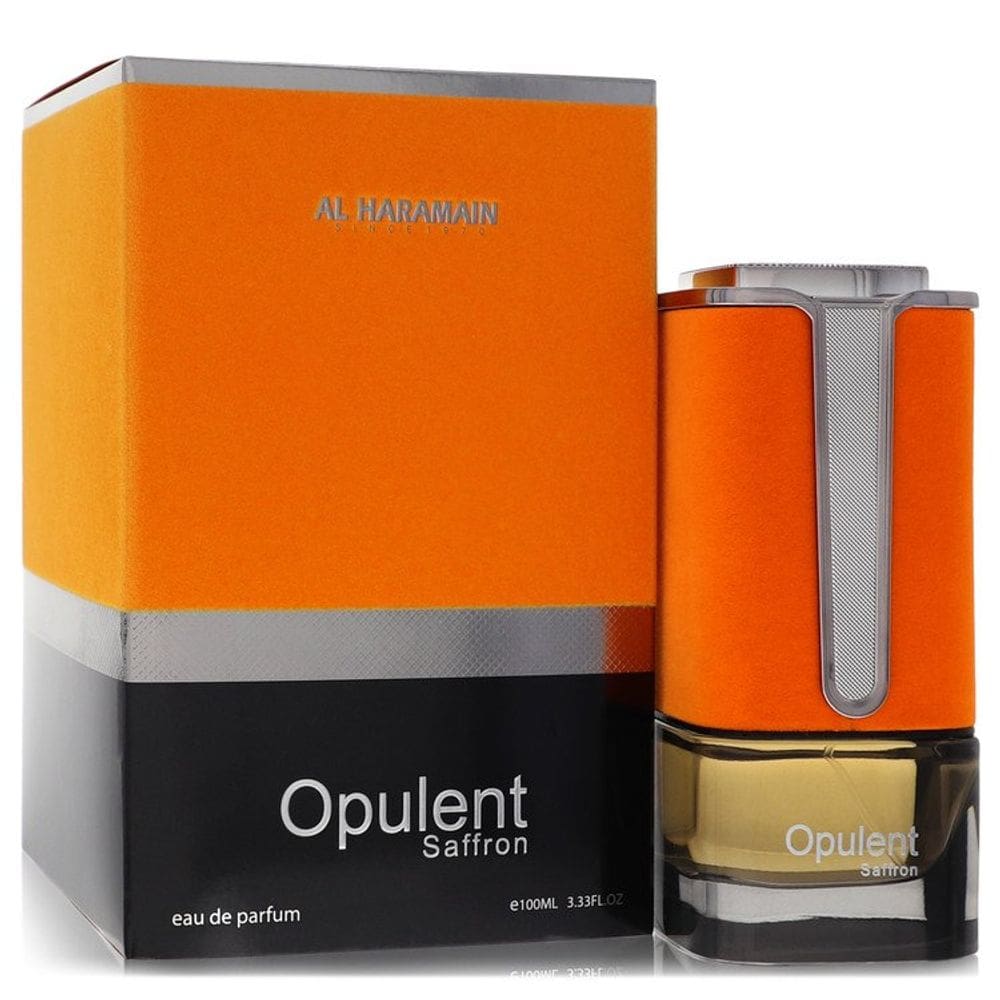 Perfume  Masculina Opulent Saffron Al Haramain 100 ML Eau De Parfum