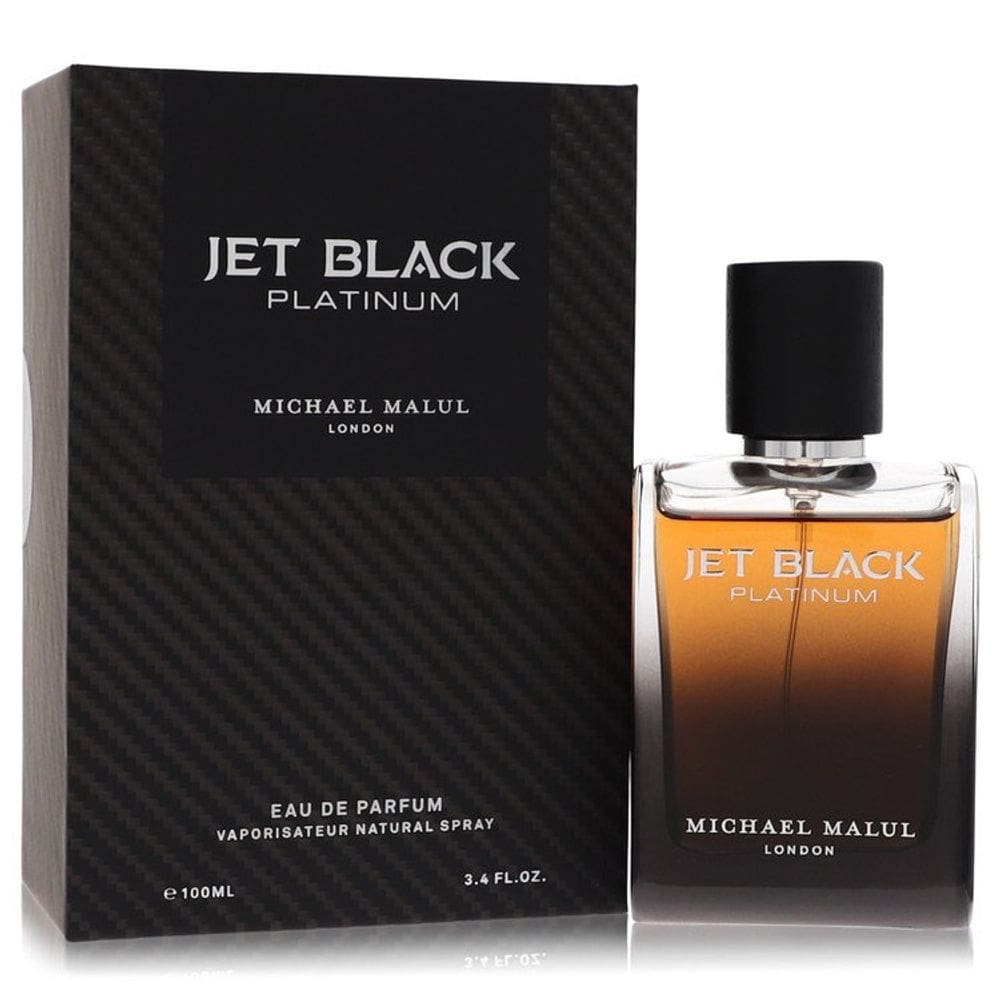Perfume  Masculina Jet Black Platinum Michael Malul 100 ML Eau De Parfum