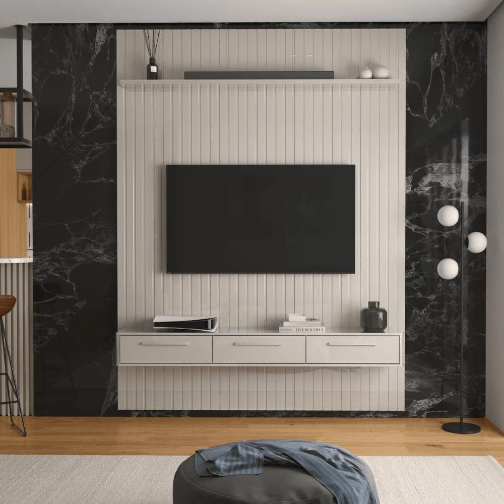 Painel bancada Dacar off white