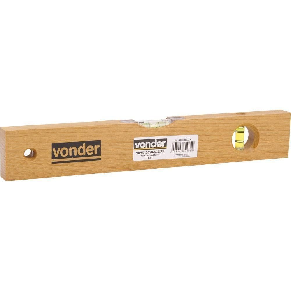 Nível Madeira 14” 2 Bolhas - Vonder