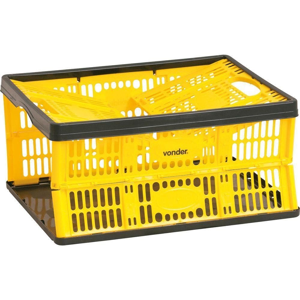 Caixa Plástica Desmontável 475x350x225mm 10kg Cdv0475 Vonder