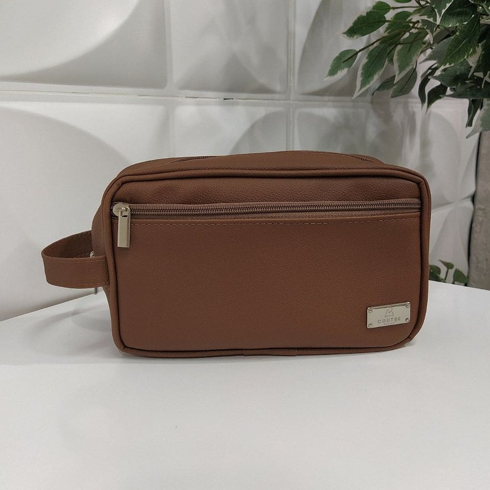 Necessaire Cor Marrom - Coutre Bolsas