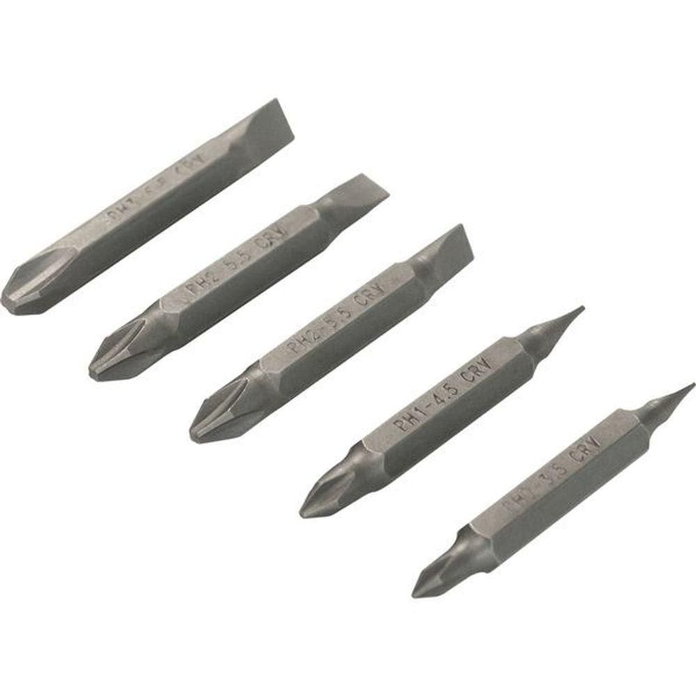 Jogo Bits-ponteira Crv Com 5 Peças Pontas Duplas - Vonder