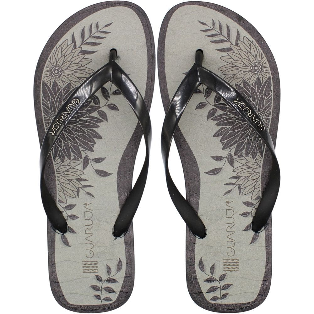 Chinelo De Dedo Guarujá Florido Tira Fina Feminino