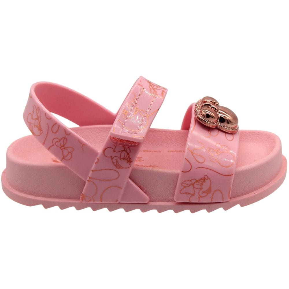 Sandália Infantil Pop Model Mouse Tira Autocolante Menina