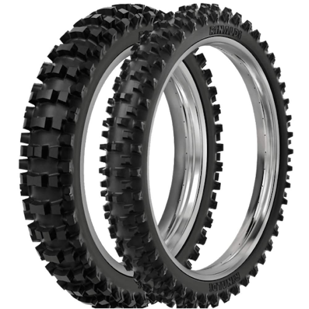 Par Pneu Cr 250r Yz 250f Rm 250 110/90-19  + 90/90-21 Sr39 Rinaldi
