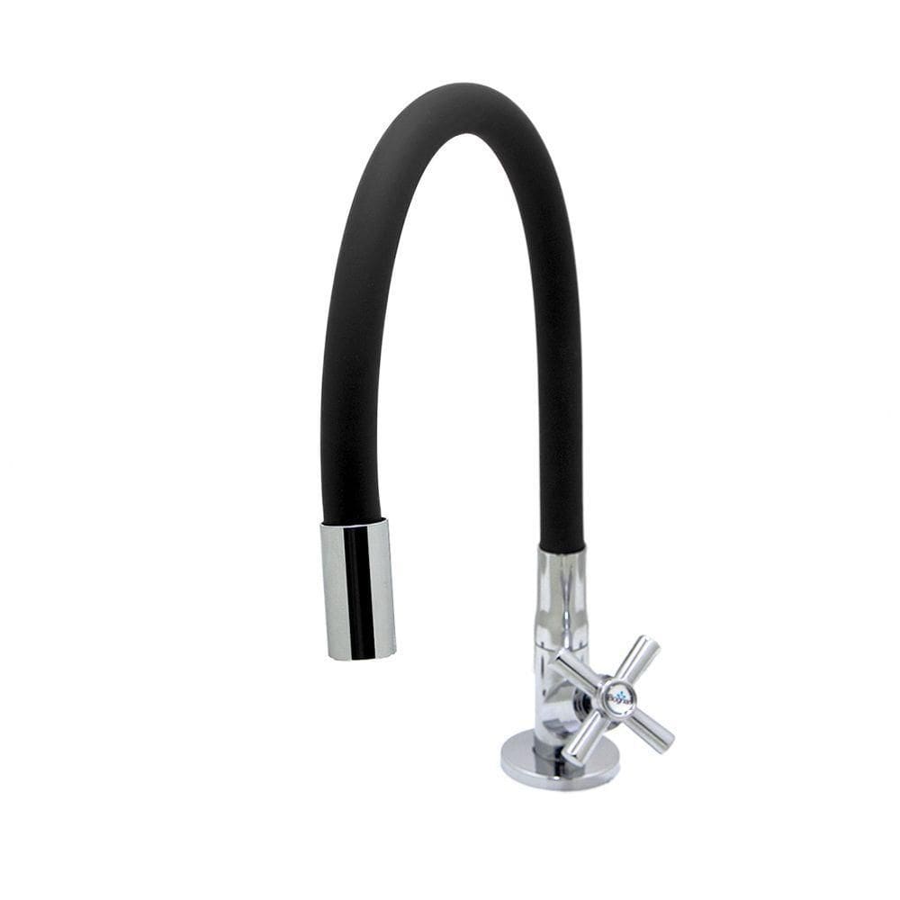 Torneira Cozinha Mesa Flexível Color Tubo Preto C31