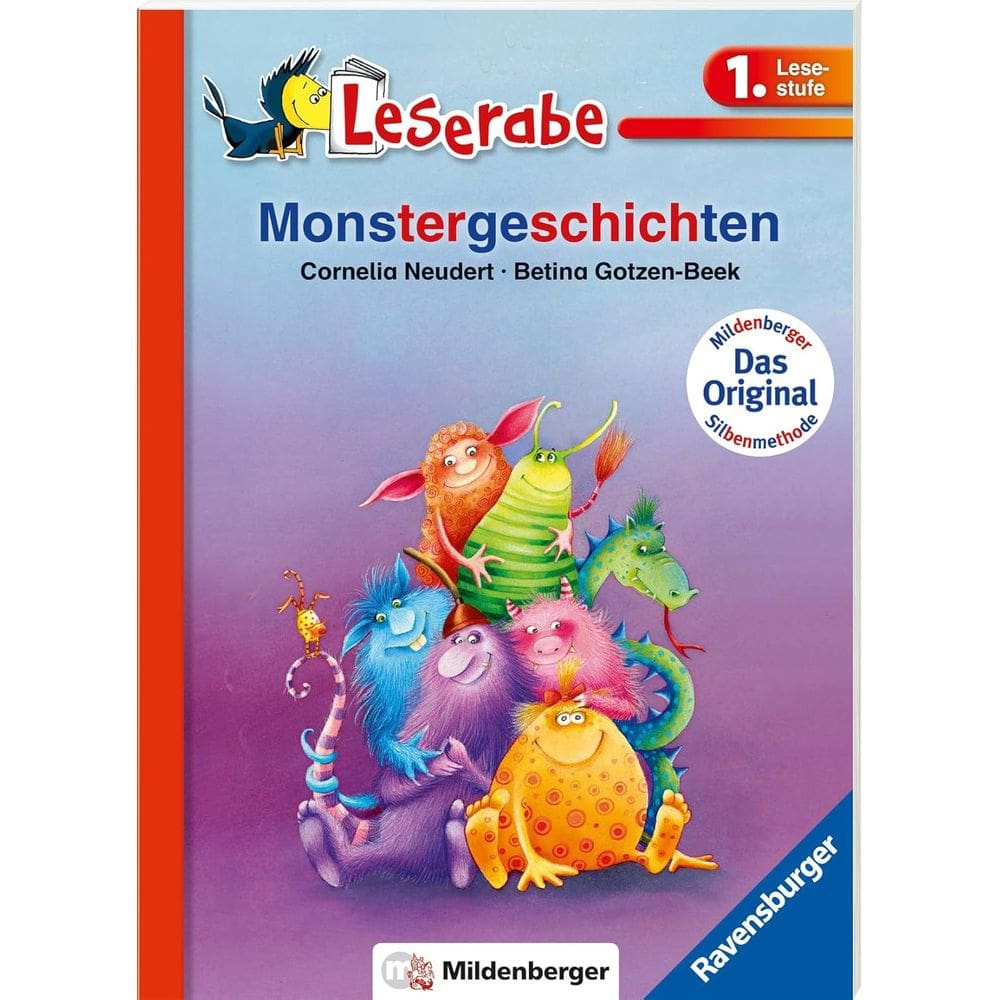 Monstergeschichten - Leserabe 1. Klasse - Erstlesebuch für Kinder ab 6 Jahren Capa comum Edição Alemão