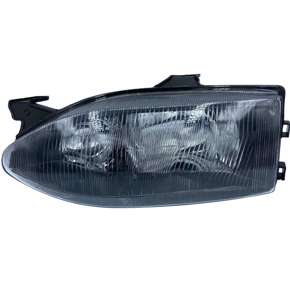 Farol Palio Siena Strada G1 Mascara Negra 96 á 2000 Acrilico Foco Duplo Esquerdo/Motorista