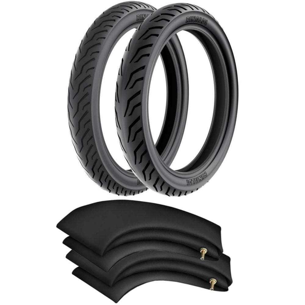Kit Pneu Cg 150 Cg 125 Ybr 125 Yes 125 275-18 + 90/90-18 Ss48 Super Street Rinaldi