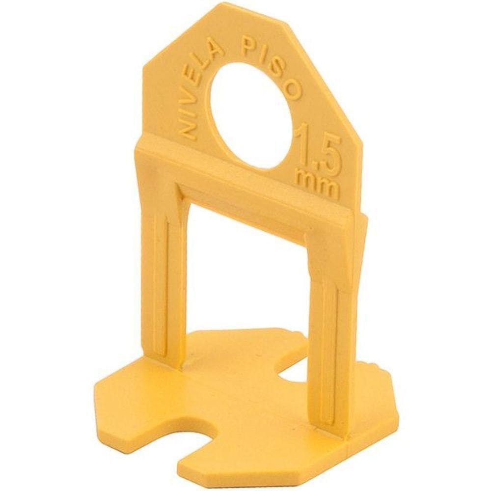 Nivelador Piso Amarelo 1,50mm Com 100 Peças Vonder