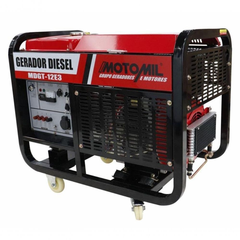 Gerador Diesel 12kva Trif.380v Mono. Mdgt-12e3 Motomil 220V