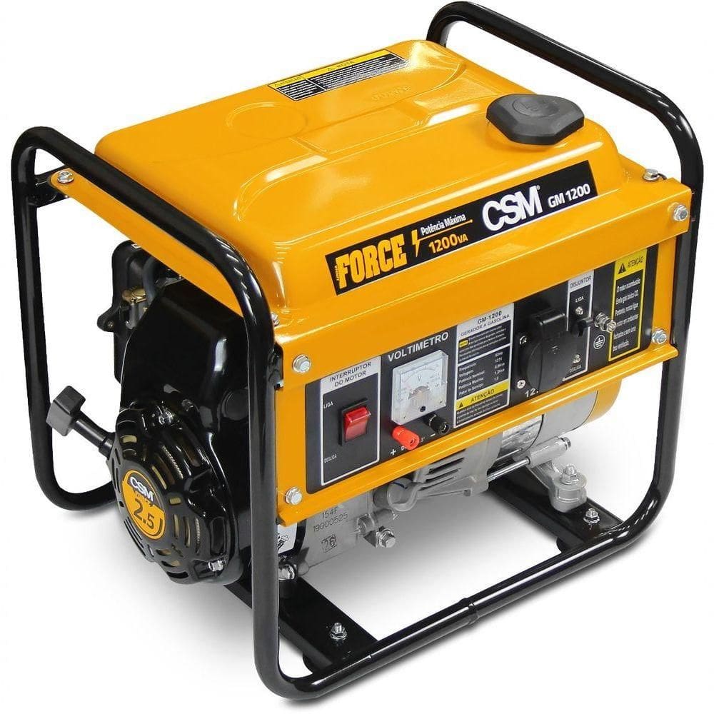 Gerador Portátil 0,9kva 2,5hp Gm 1200 Csm 110V